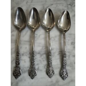 Versailles by MSI Stainless Steel Soup Spoons ‎ Japan 4 vintage